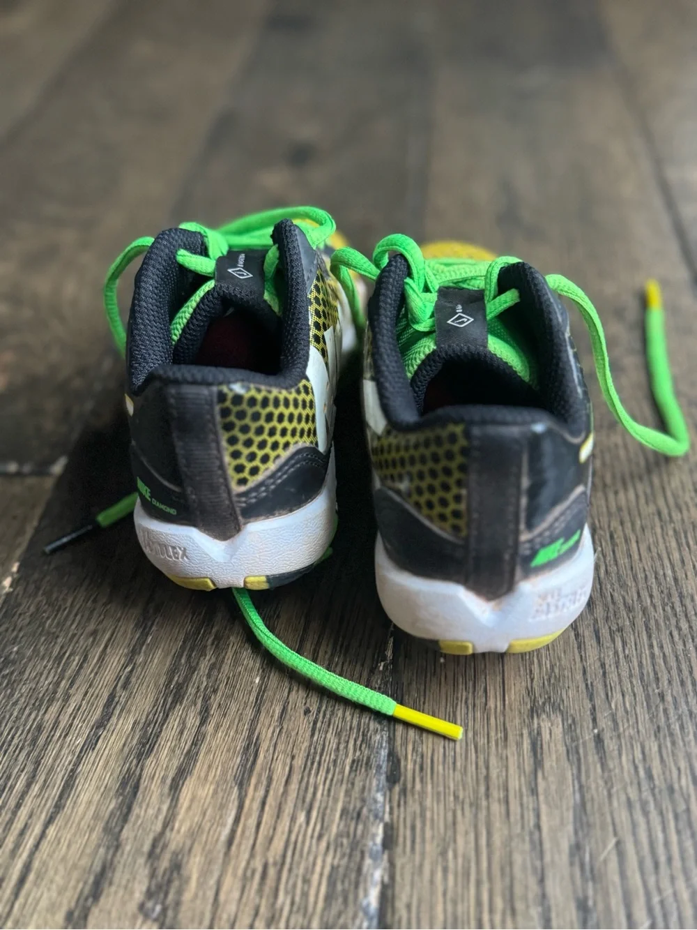 Nike Kids Yellow and Neon Green Soccer Sneakers